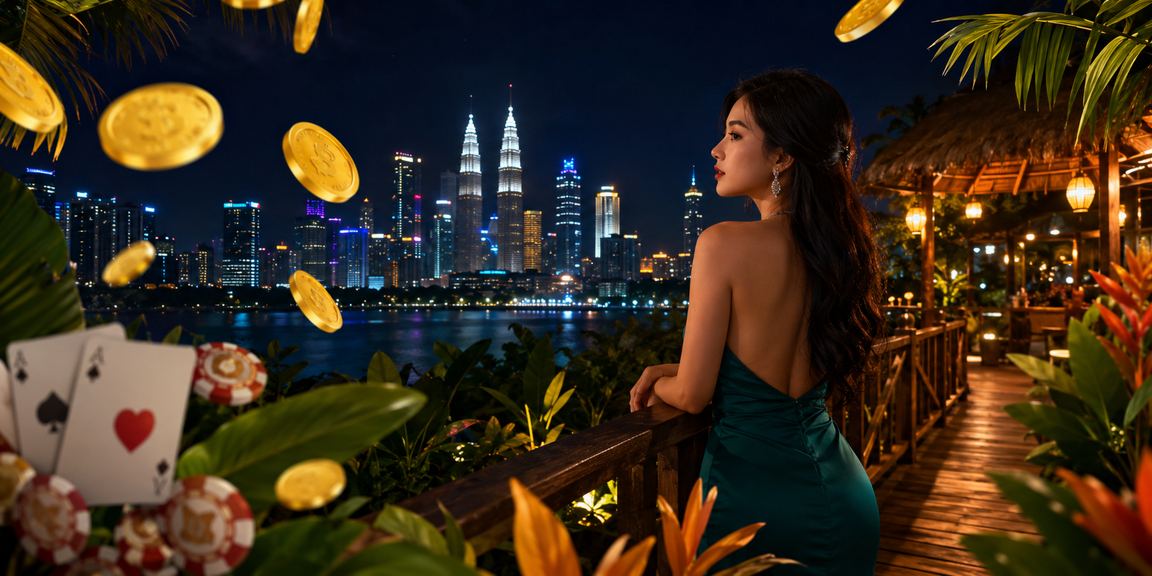 Pemain Malaysia bermain permainan pertaruhan dengan antara muka sukan qozloxdur25 di skrin